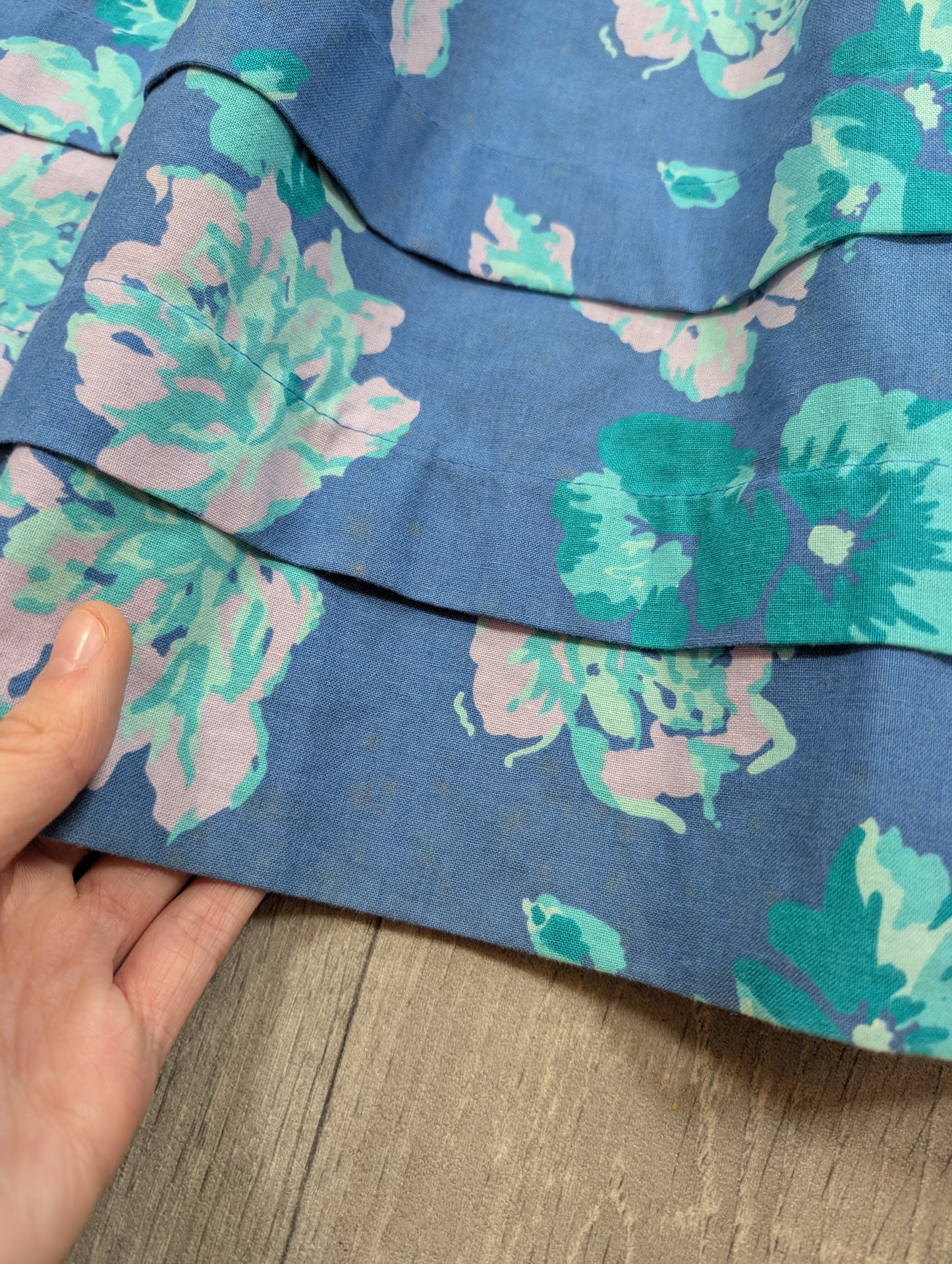 1980s Laura Ashley floral cotton dress - S/8