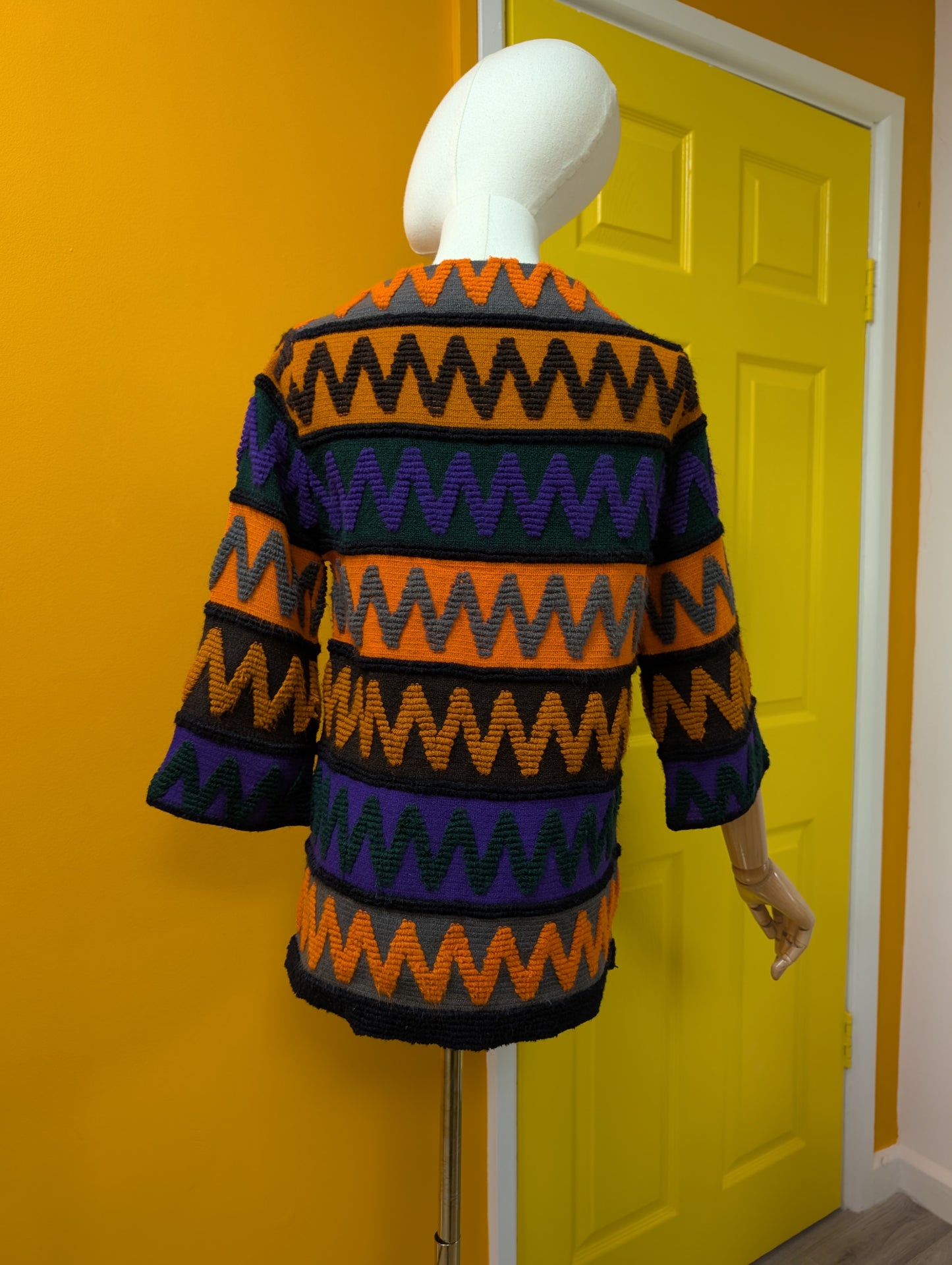 1960s Pant-Man textured jumper