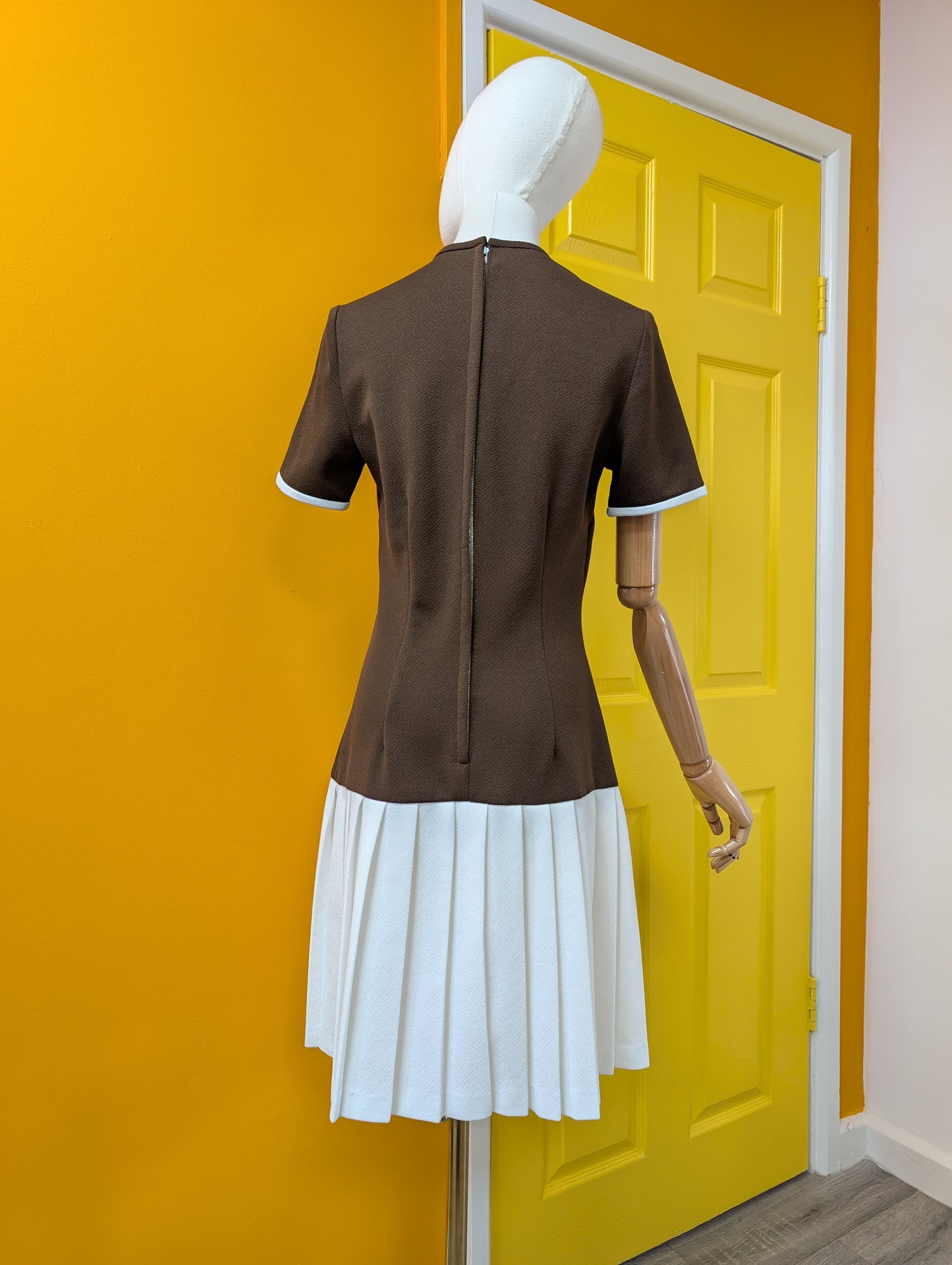 1960s Devonshire Lady crimplene dress - S/8/10