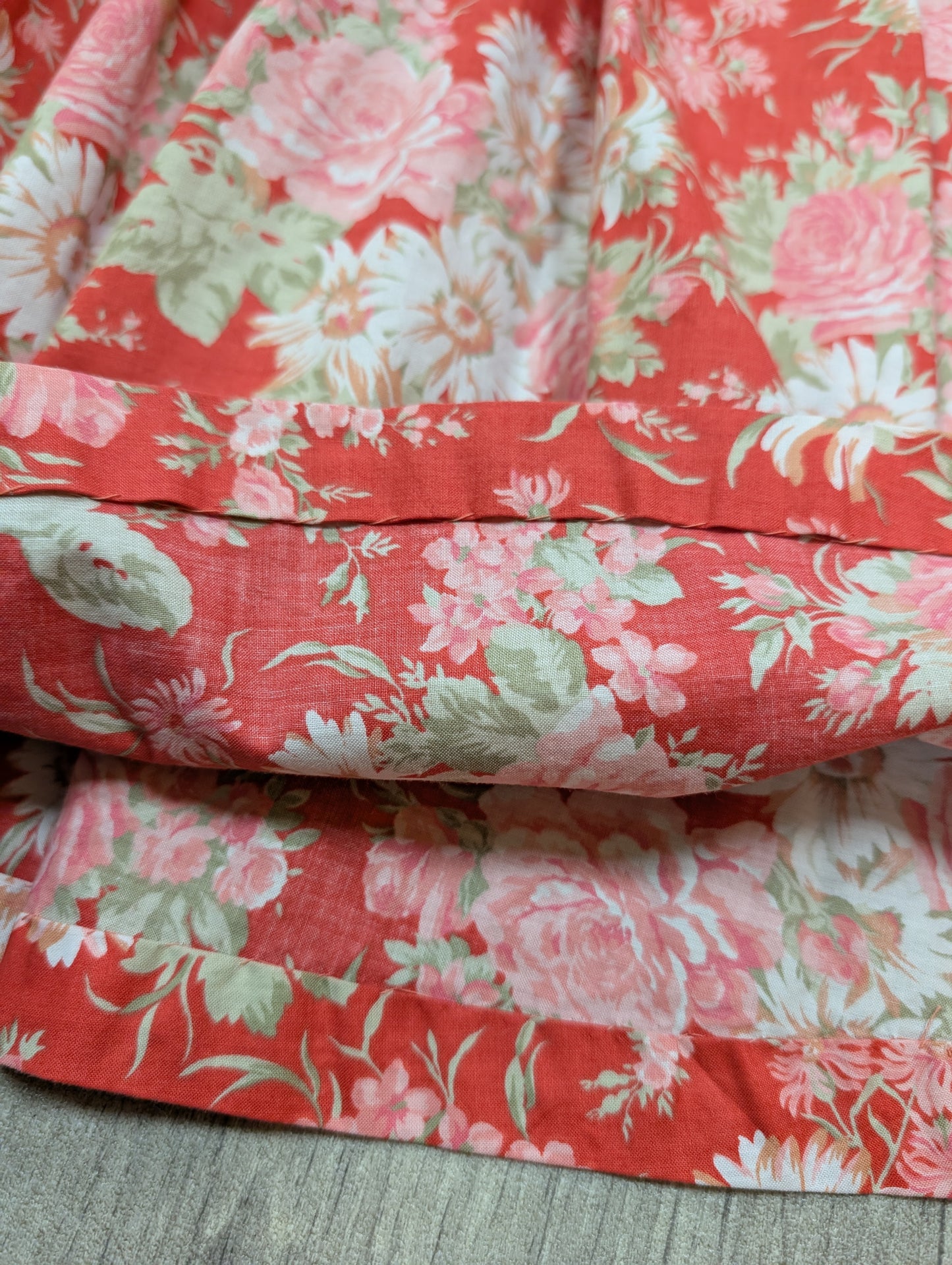 1980s Laura Ashley floral dress with side buttons - S/10