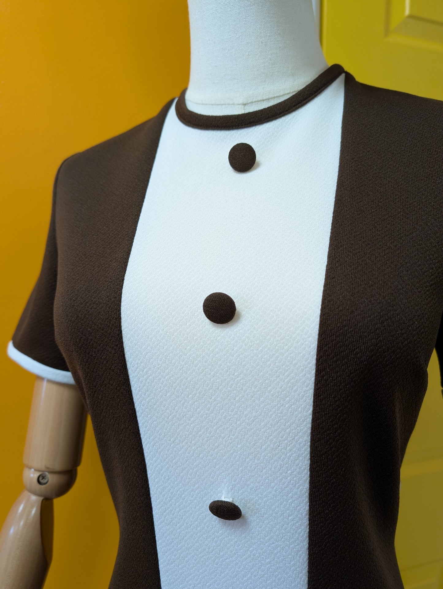1960s Devonshire Lady crimplene dress - S/8/10