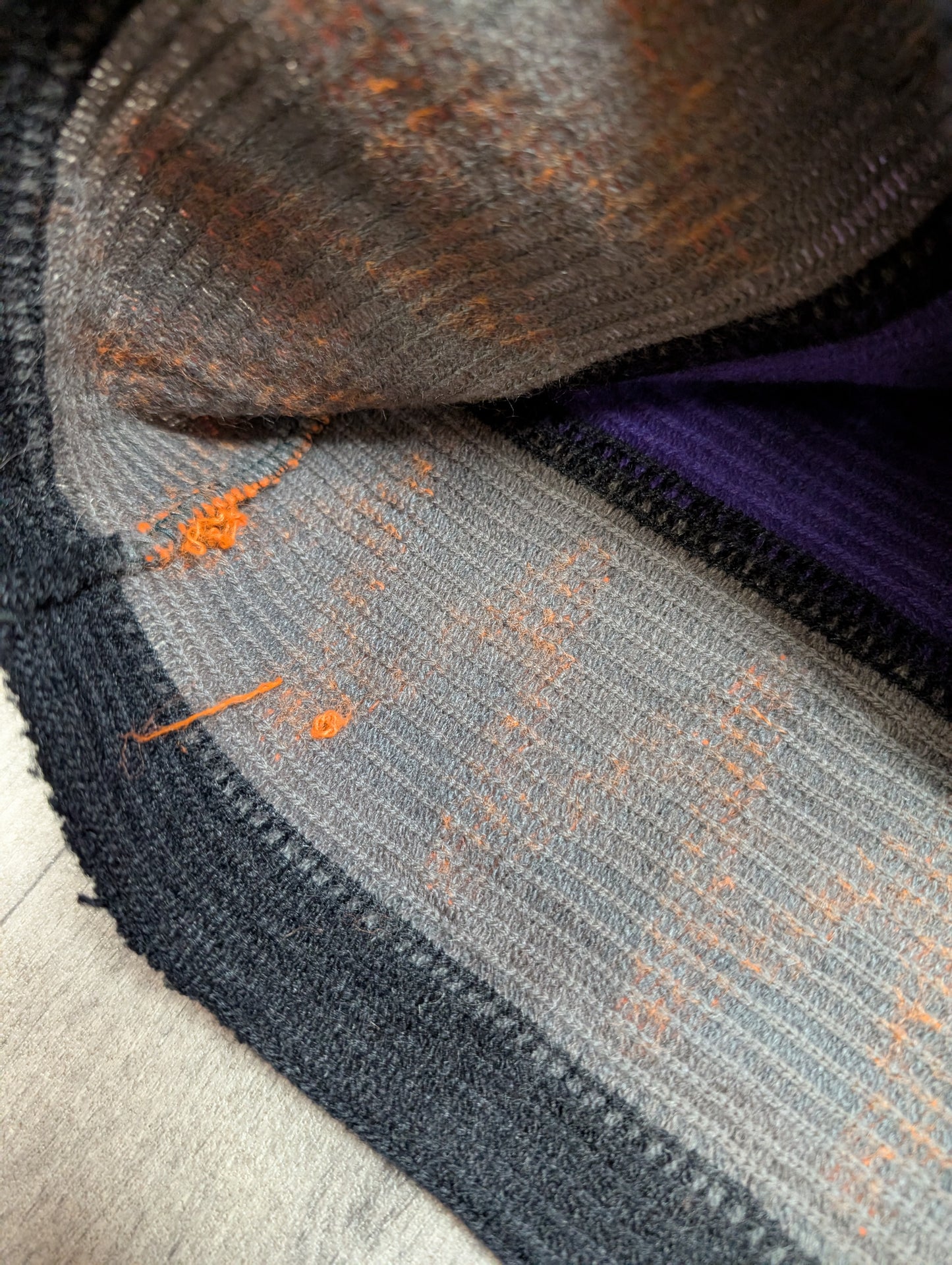 1960s Pant-Man textured jumper