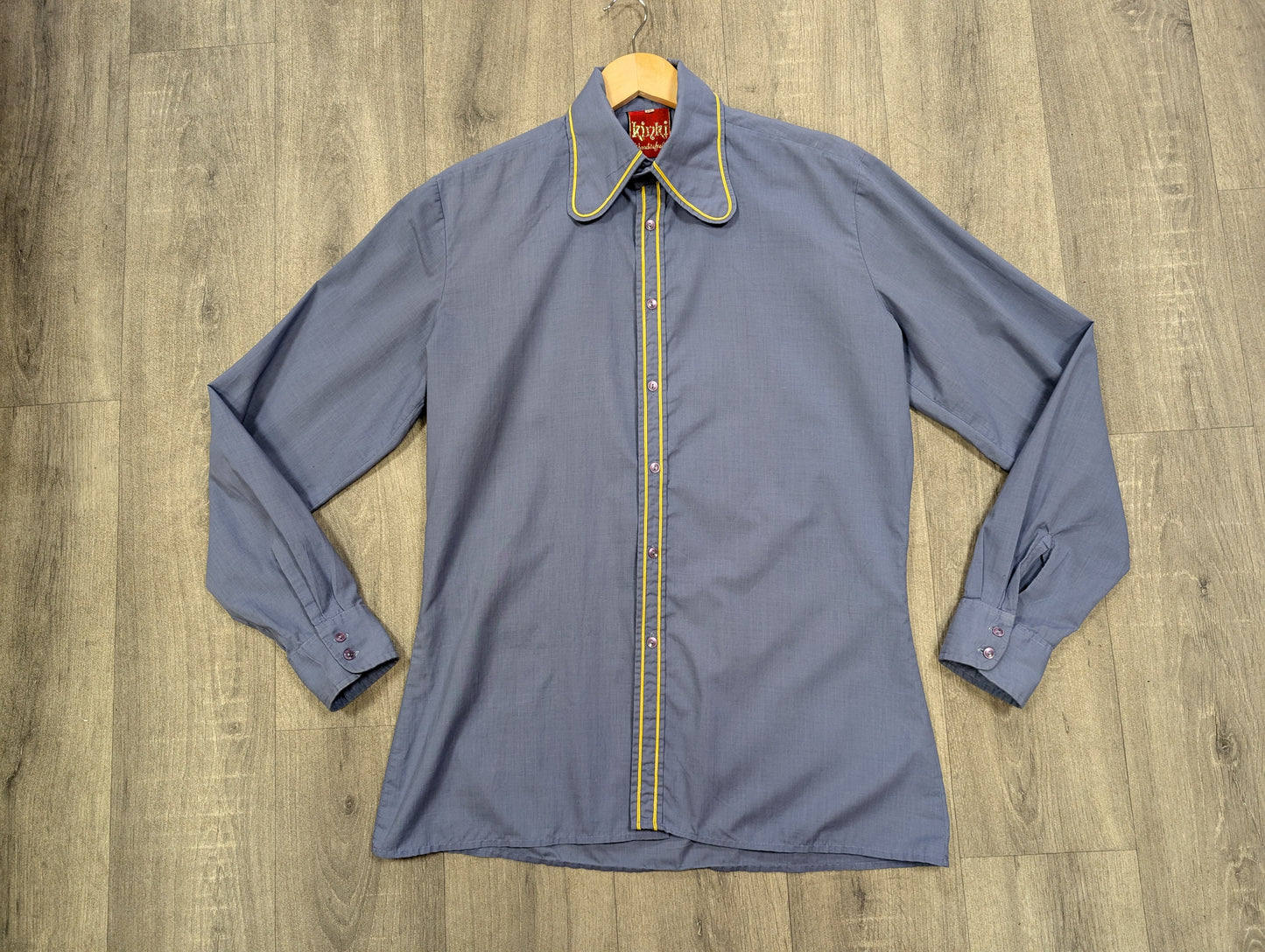 1970s Kinki beagle collar shirt