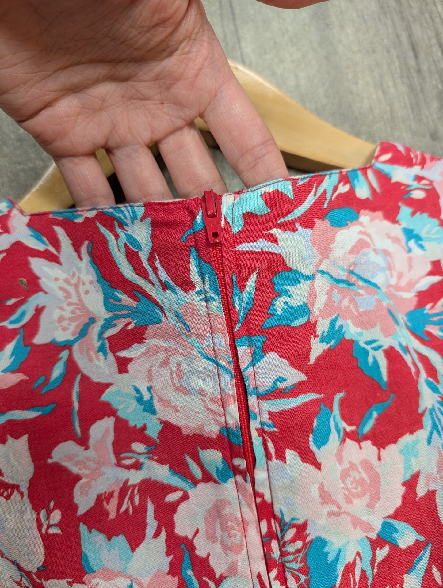 1980s Laura Ashley floral cotton dress - XS/6