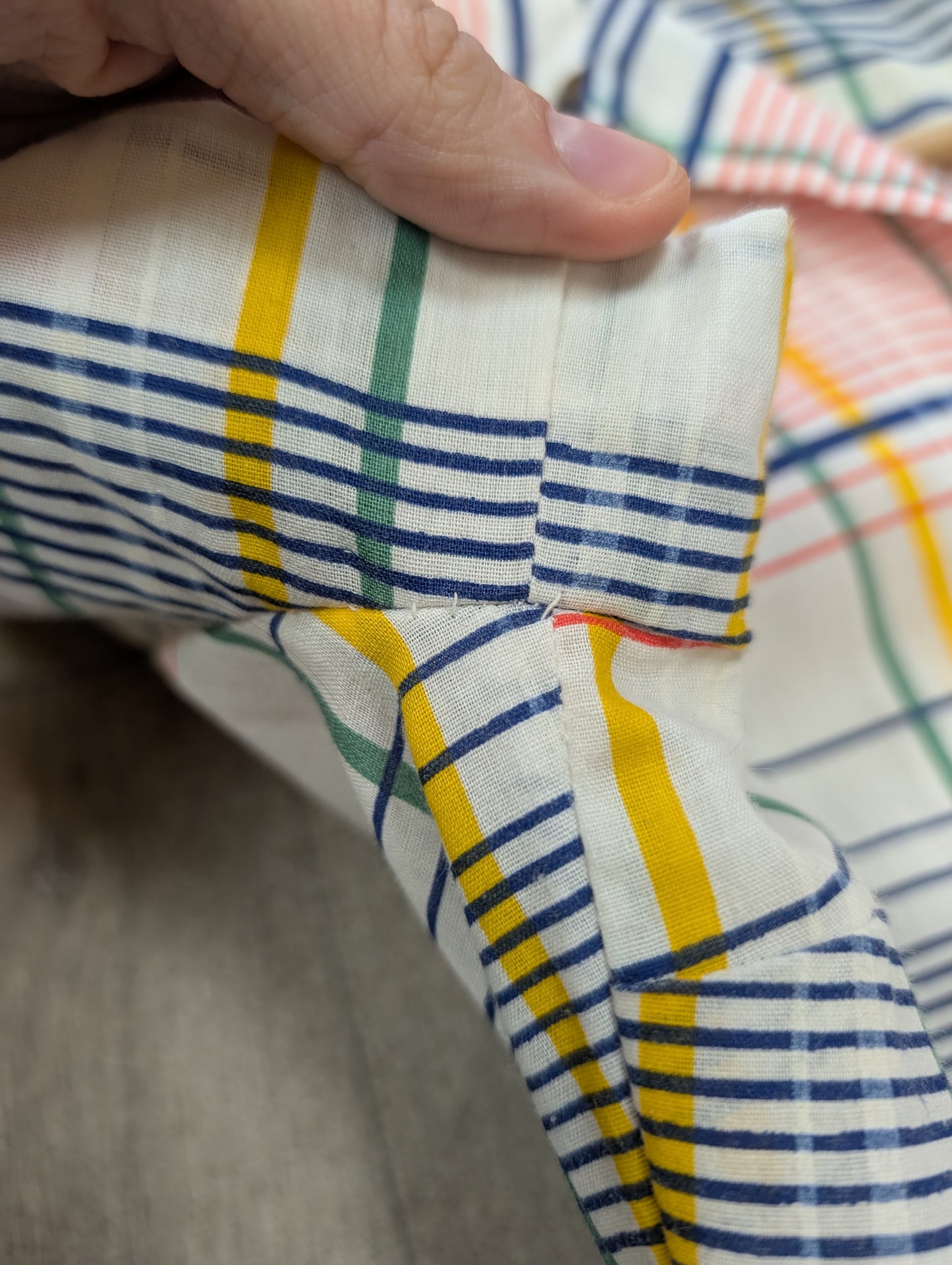 1960s check dress - XS/S/6/8