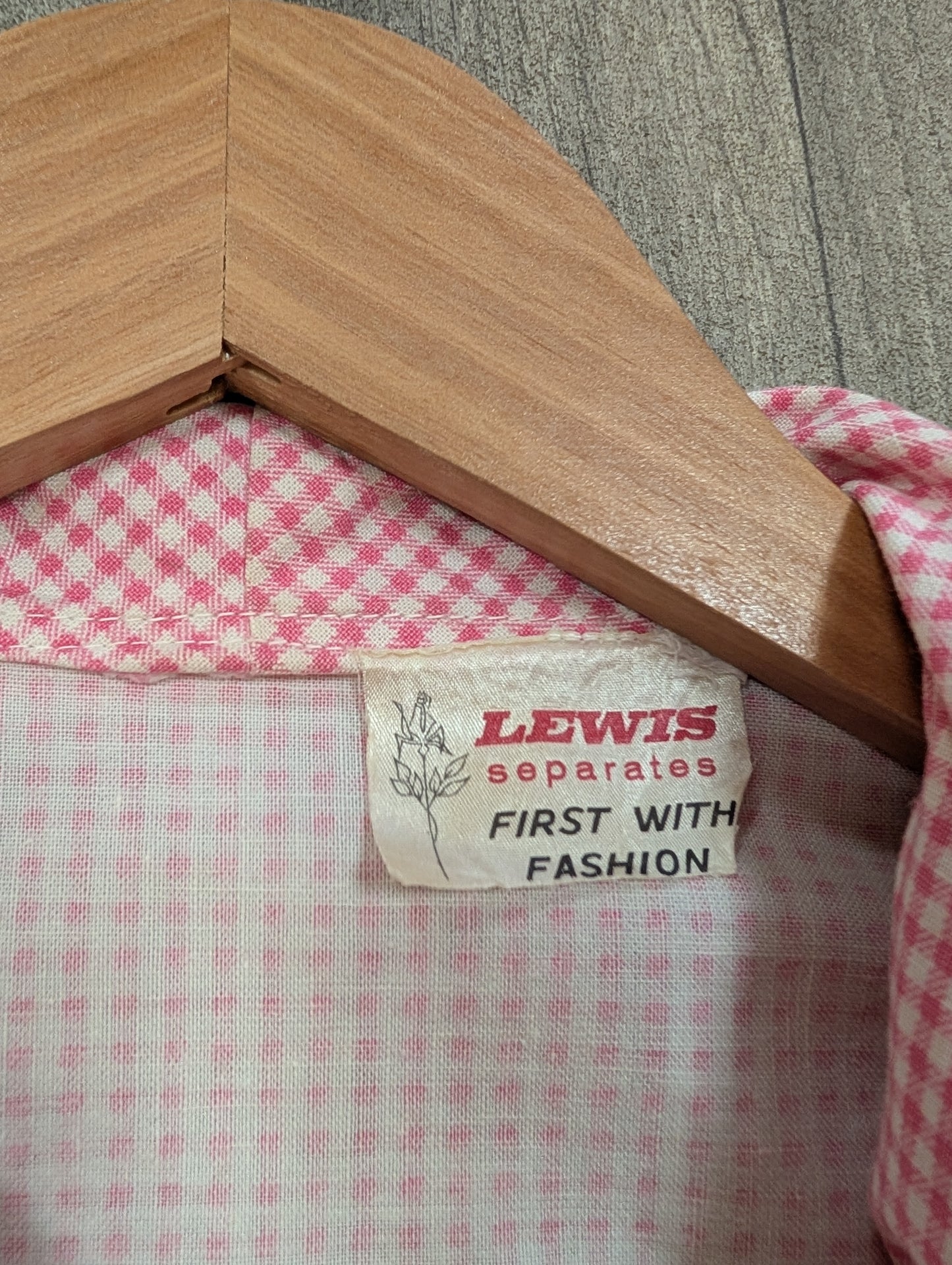 1950s Lewis Separates cotton western shirt - S/M/10/12