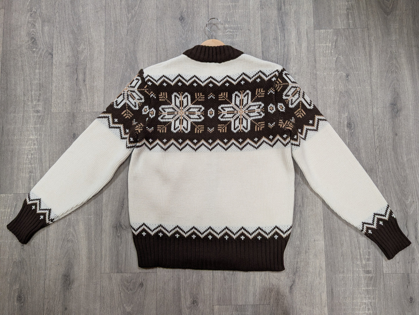 1970s St Michael acrylic zip up cardigan