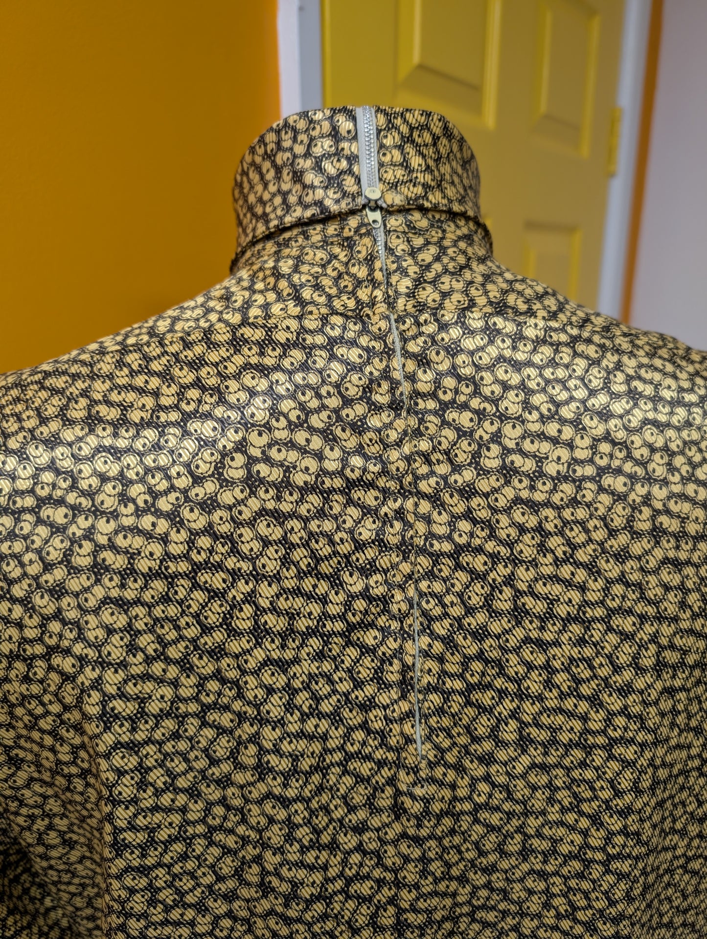 Incredible 1960s Mr Fish roll neck top