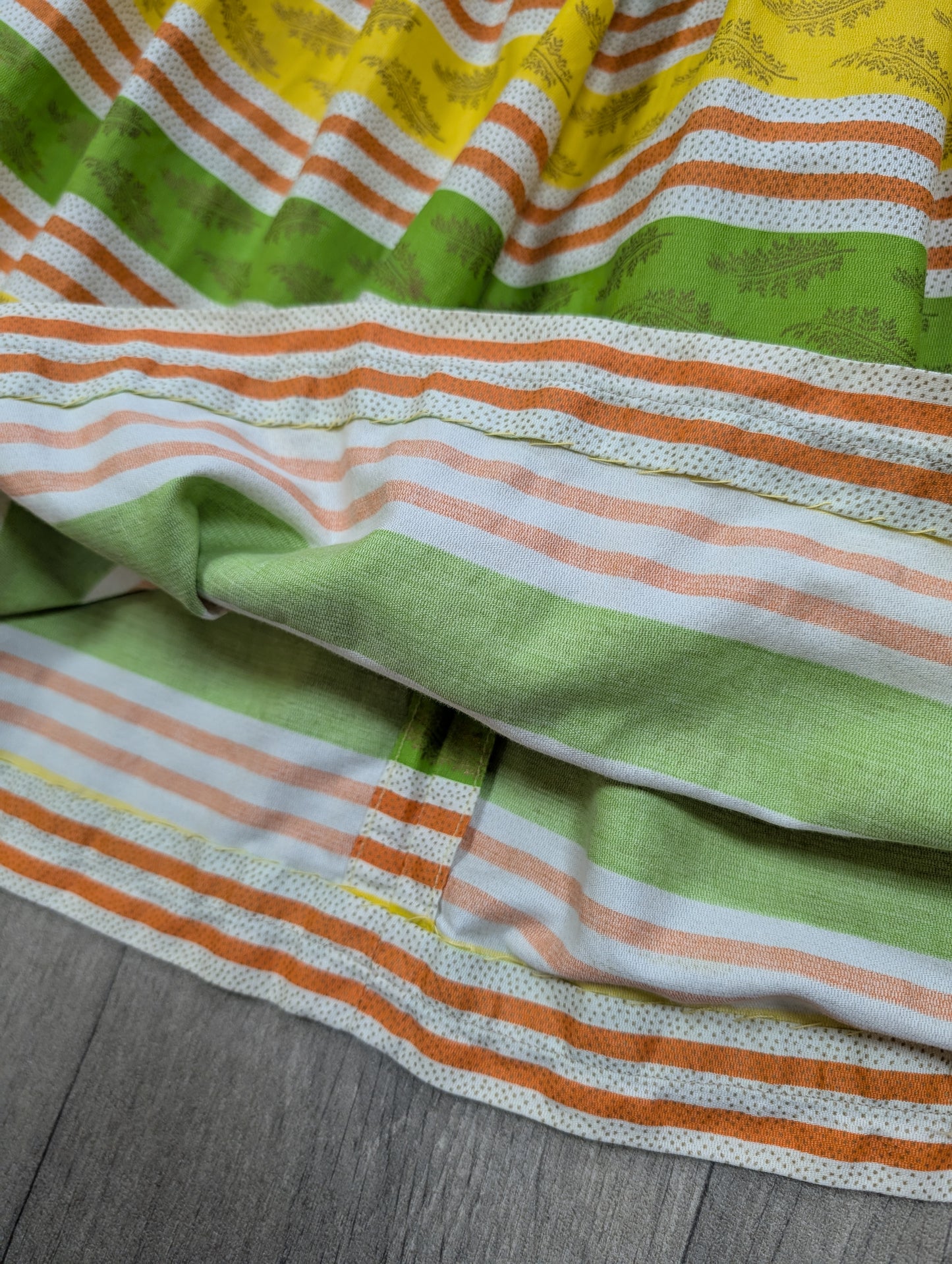 1950s Sportaville boussac cotton skirt - 26" waist