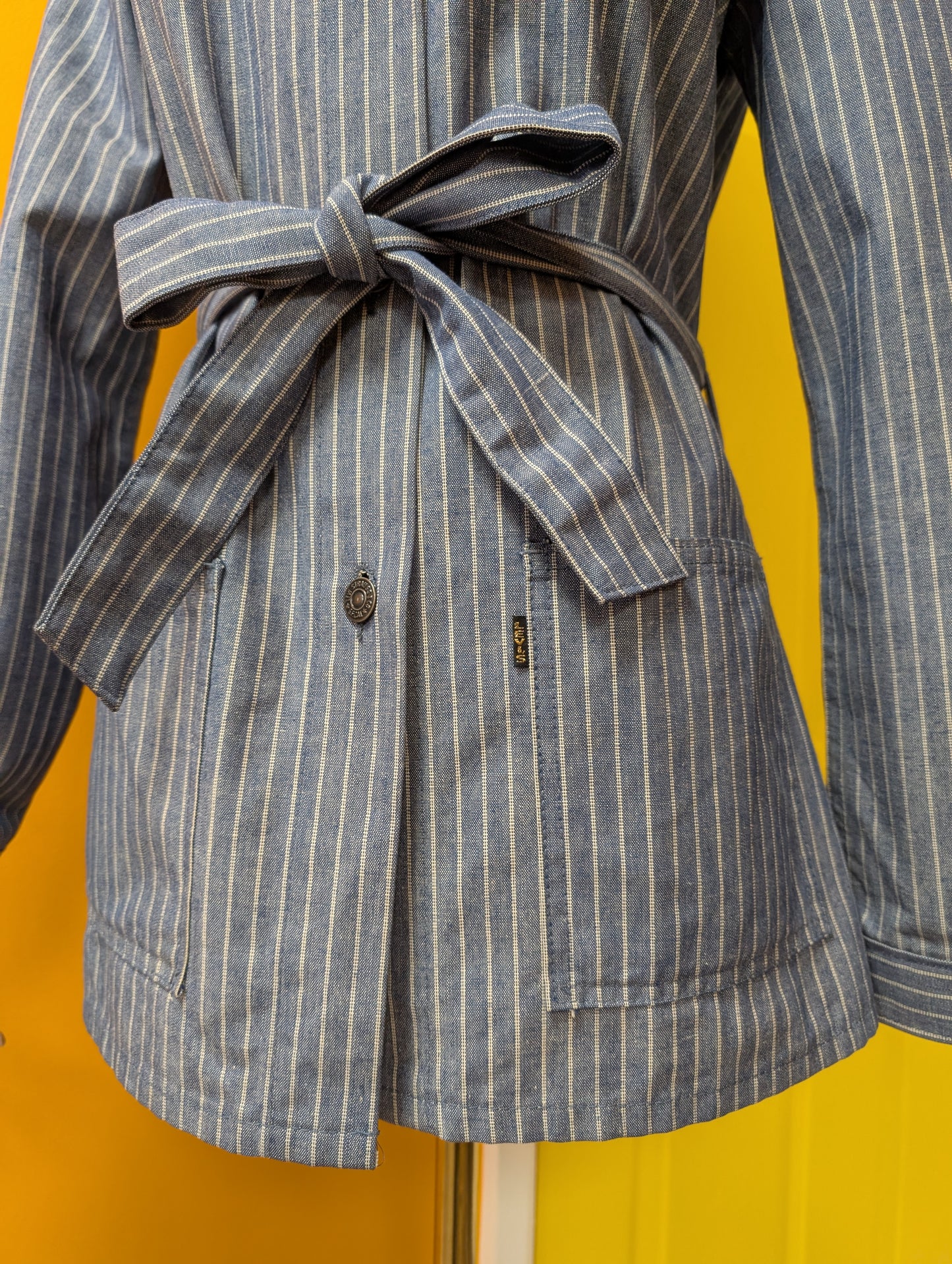 1970s Miss Levi's striped belted jacket