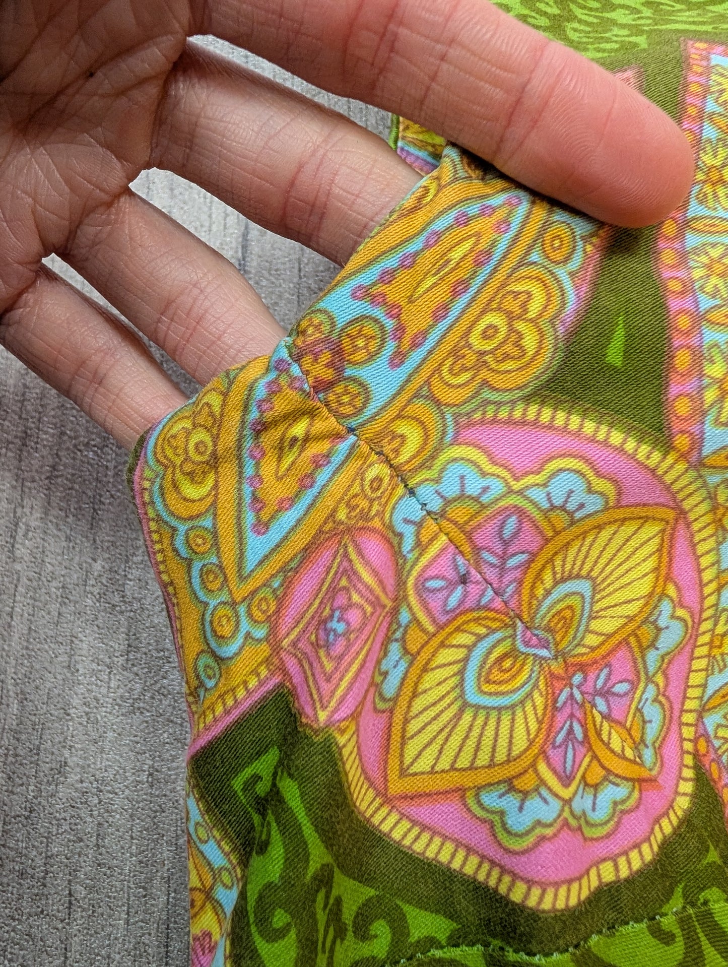 1960s Global paisley print dress - M/L/14/16