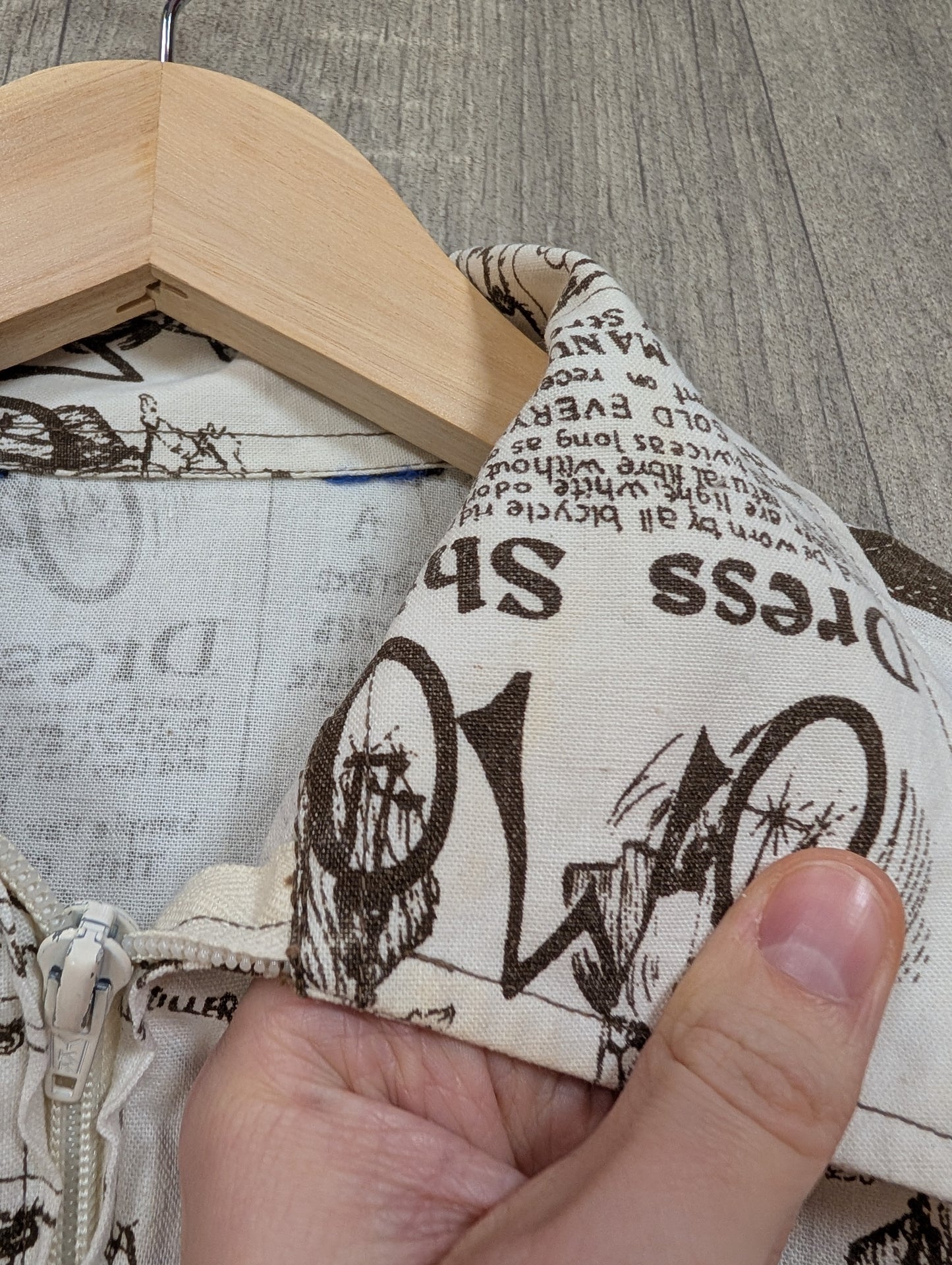 1970s newspaper advertising print jacket