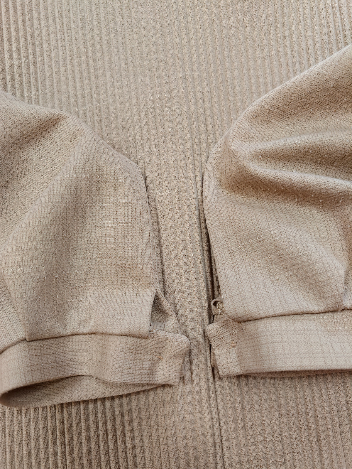 70s/80s tie neck top - L