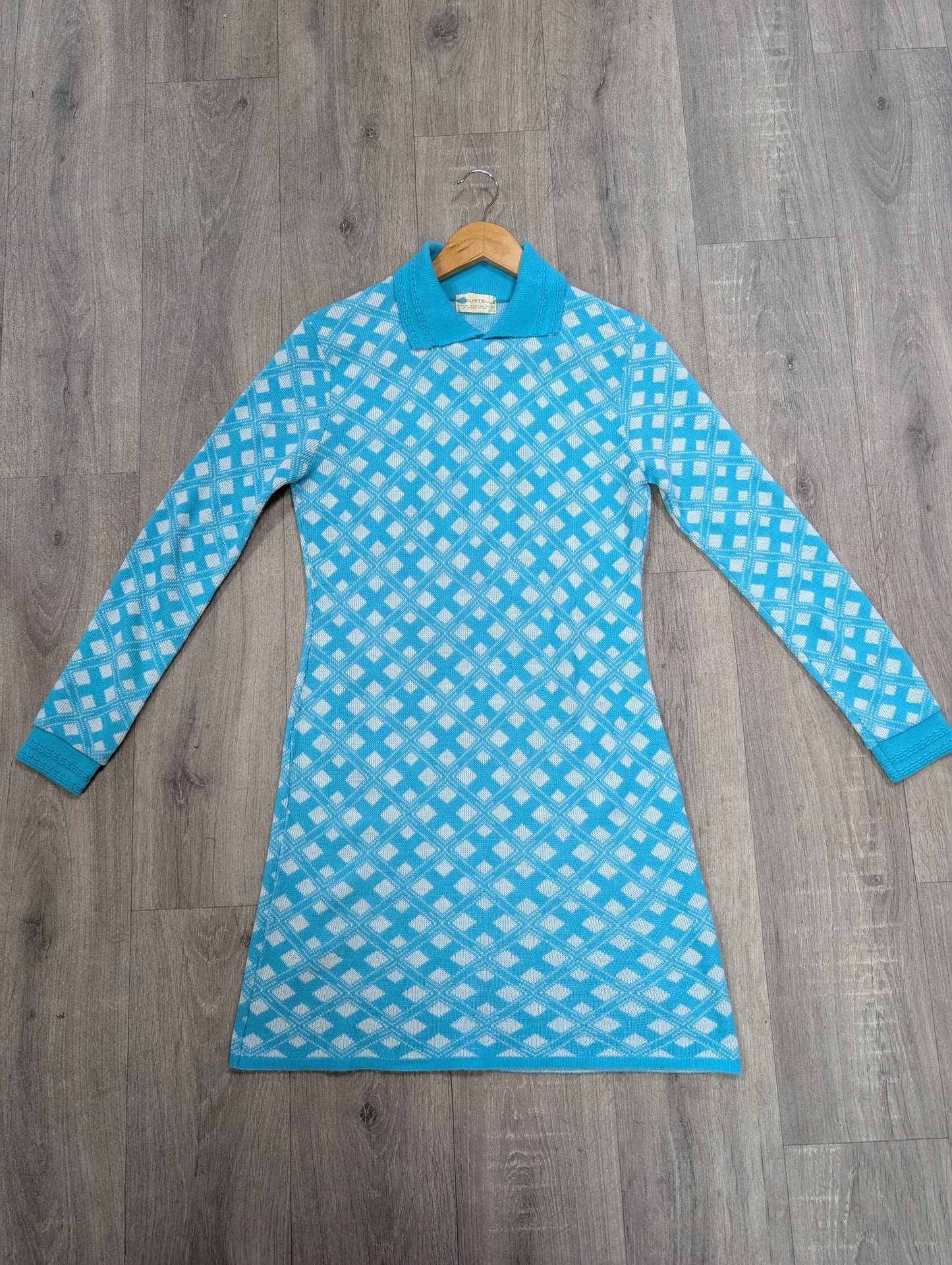 1960s Courtelle dress - S/10