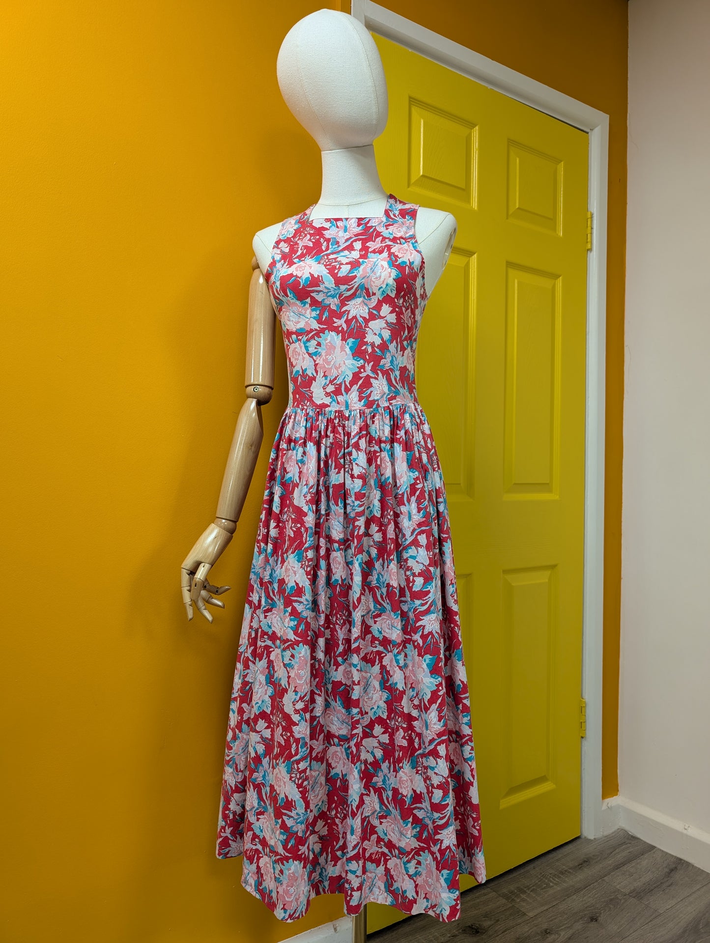 1980s Laura Ashley floral cotton dress - XS/6
