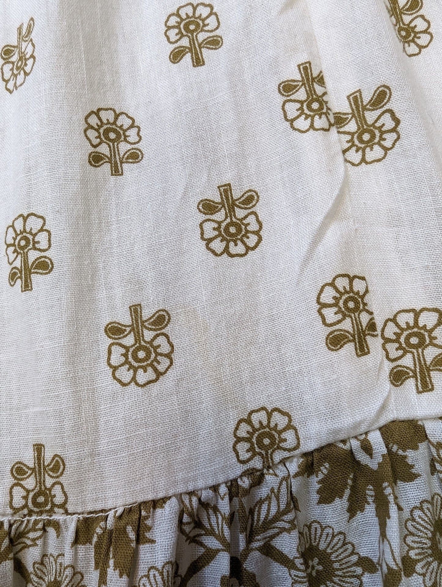 Gorgeous 1970s Earlybird maxi dress - Size 6/8