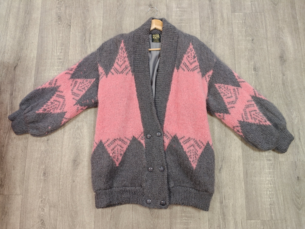 1980s Kool Knits mohair cardigan