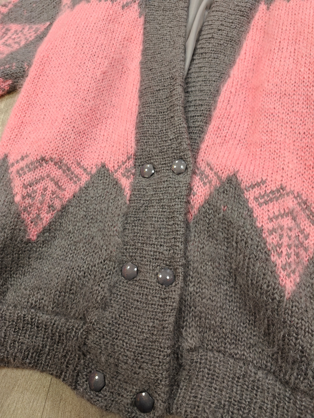 1980s Kool Knits mohair cardigan