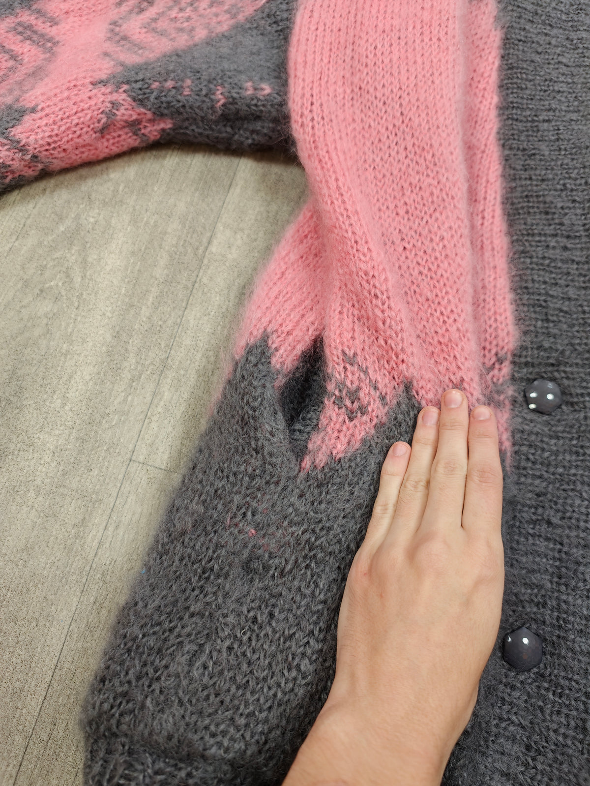 1980s Kool Knits mohair cardigan