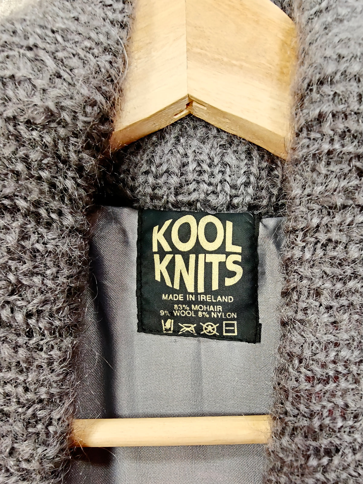1980s Kool Knits mohair cardigan