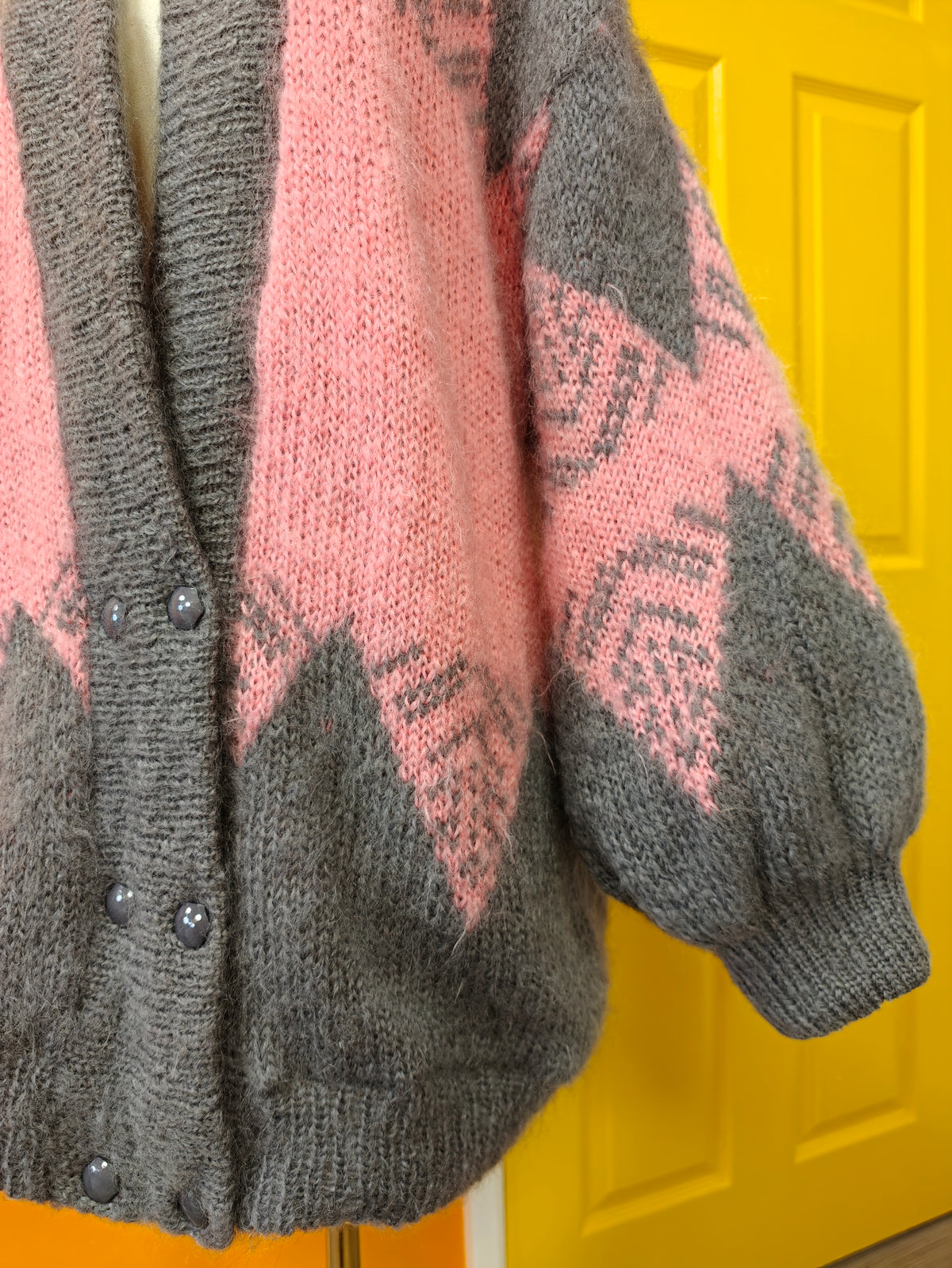 1980s Kool Knits mohair cardigan