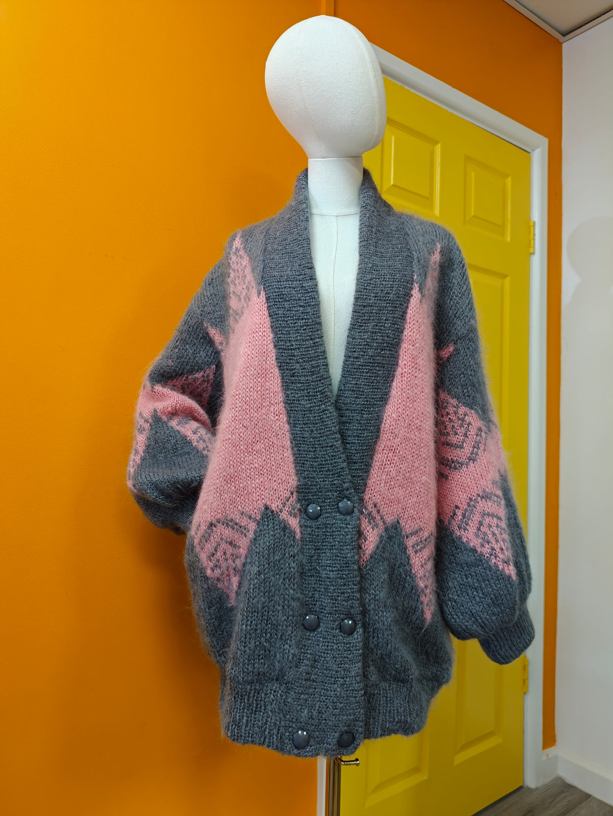 1980s Kool Knits mohair cardigan