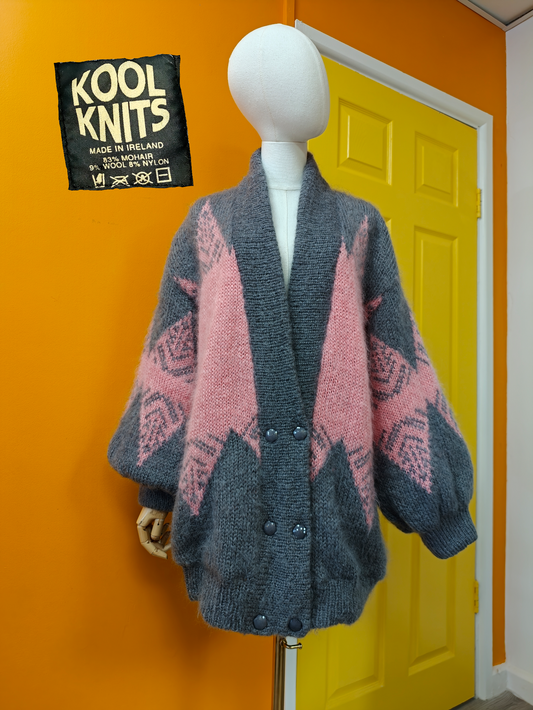 1980s Kool Knits mohair cardigan