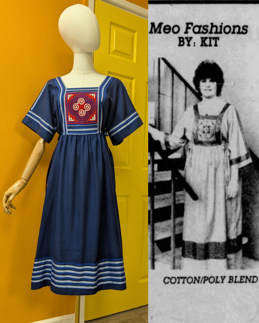 1980s Meo Fashions by Kit dress - S/M