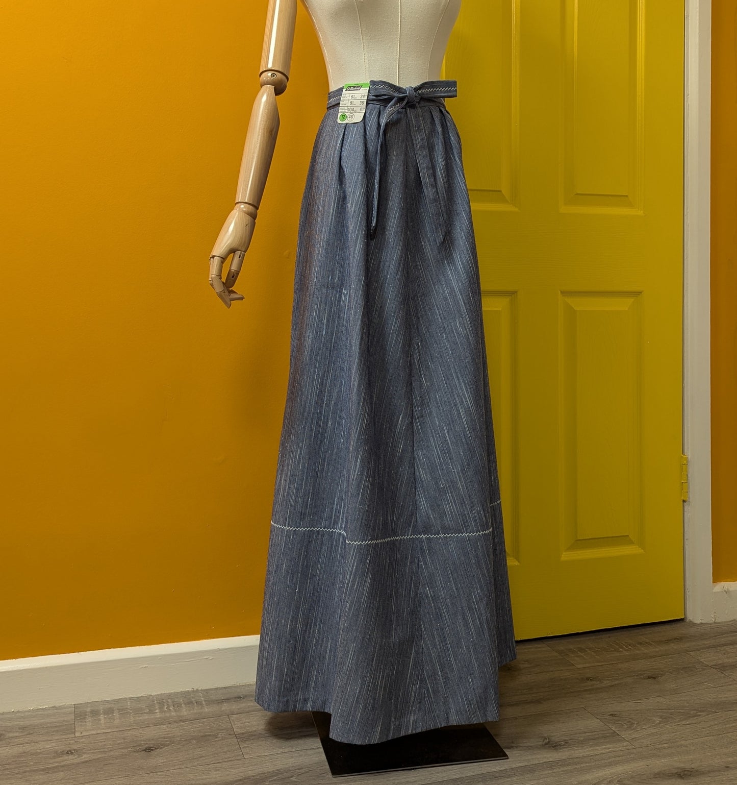 Deadstock 1970s St Michael maxi skirt - 25" Waist