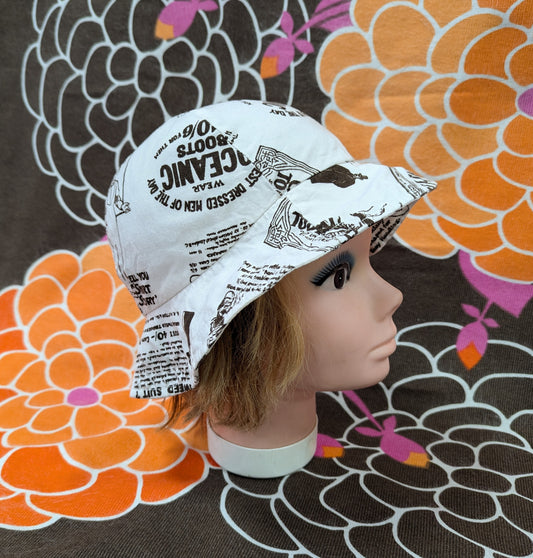 1970s novelty print hat