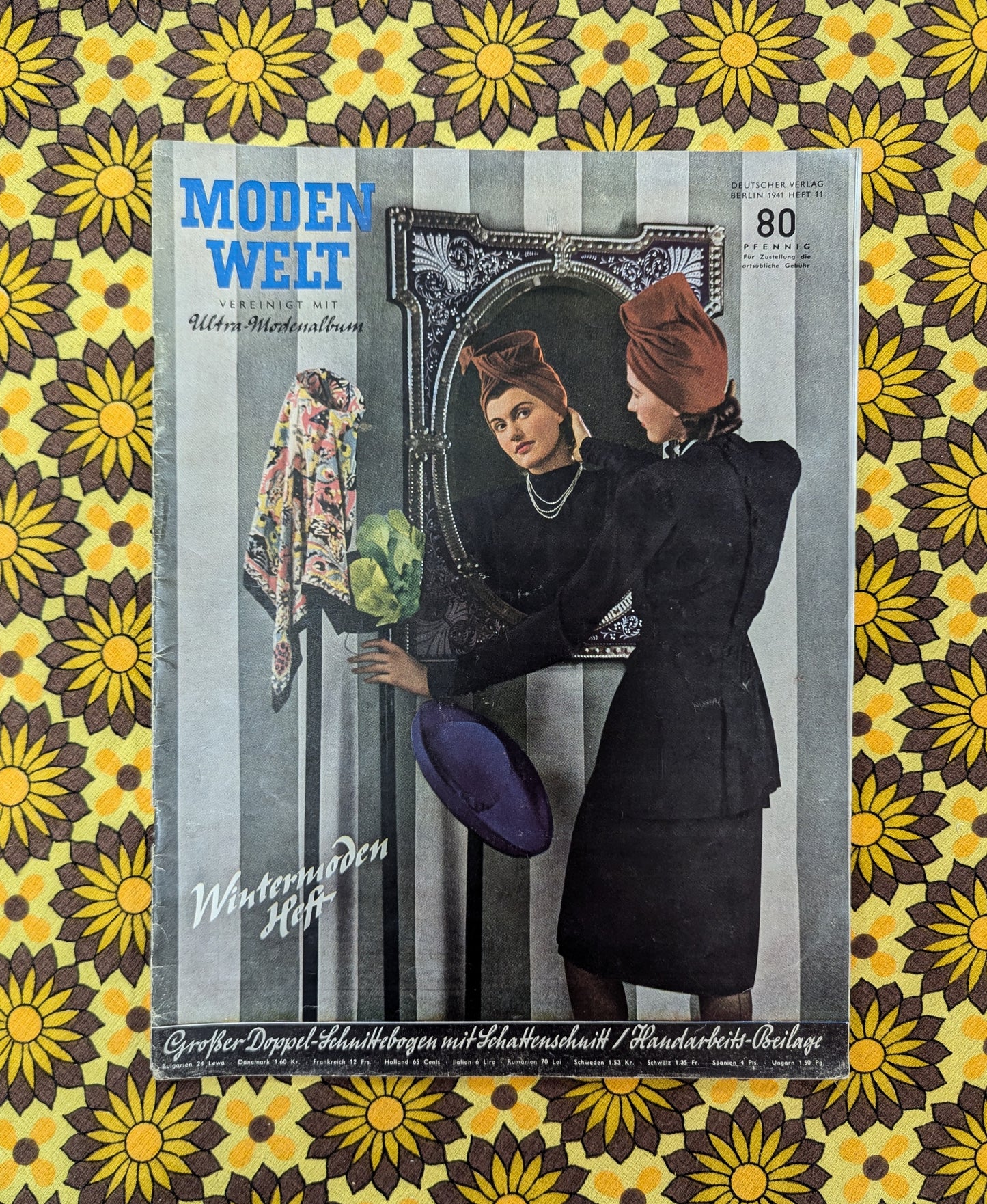 1941 Moden Welt German winter fashion magazine