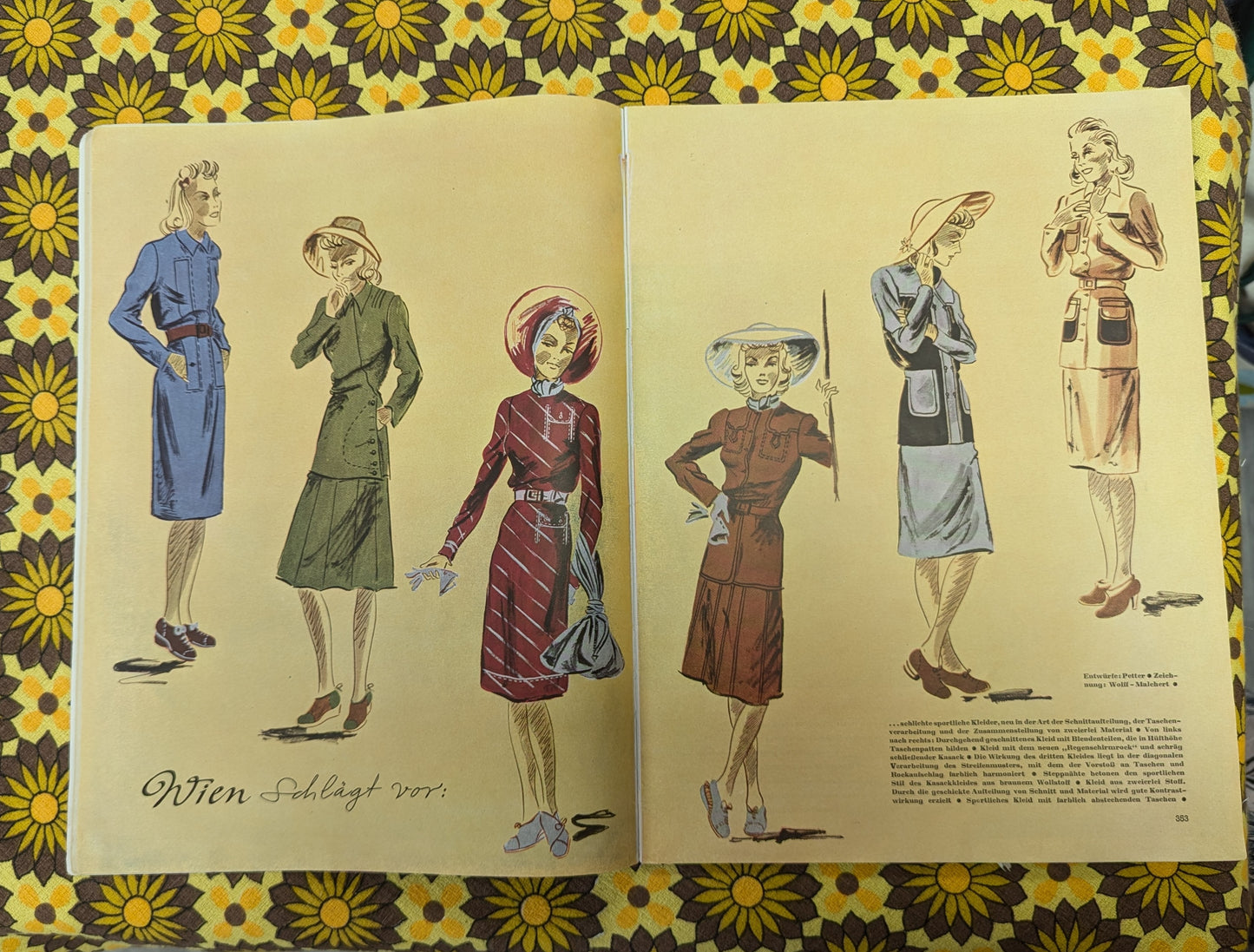 1941 Moden Welt German winter fashion magazine