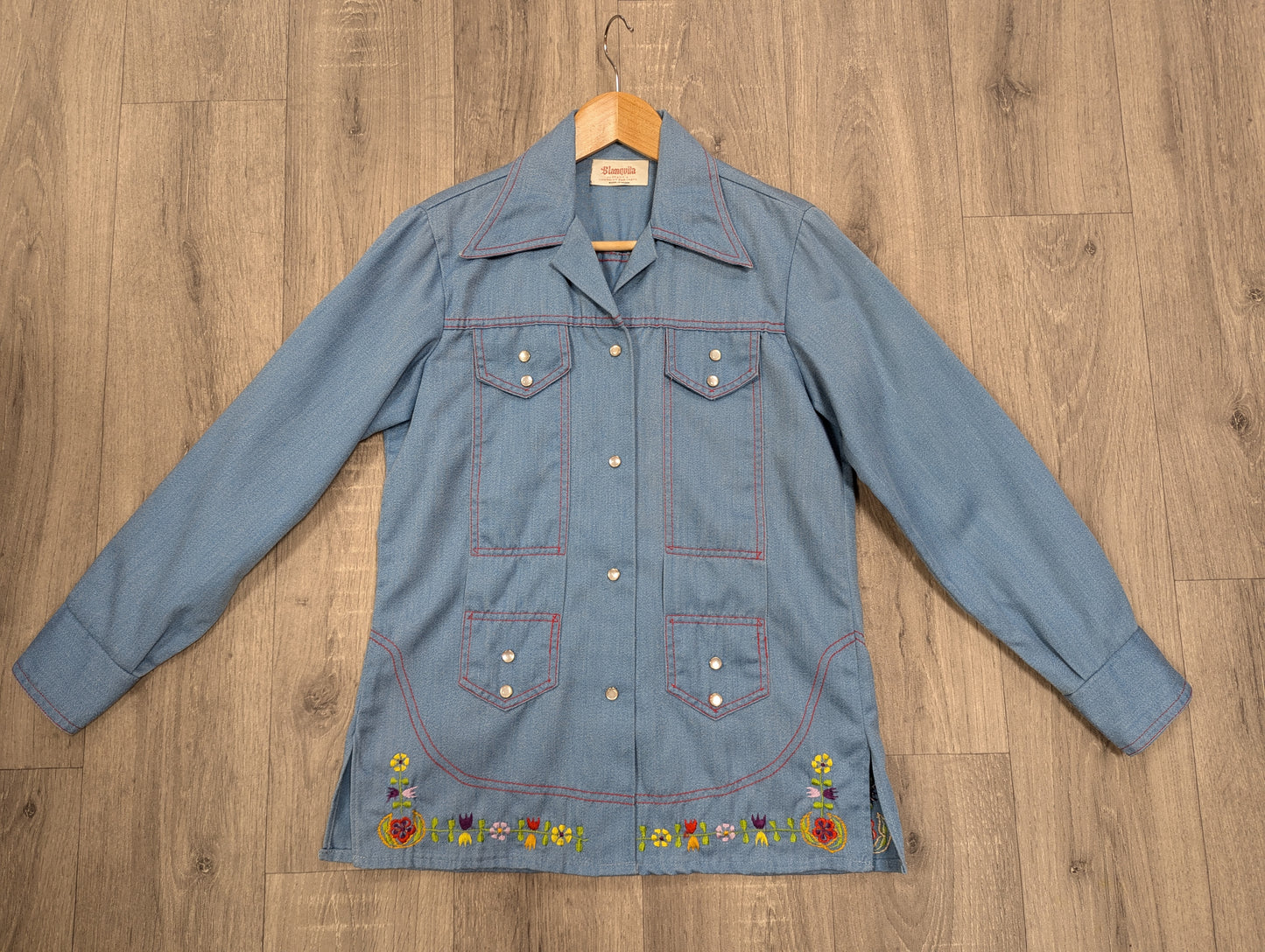 1970s Blanquita Mexican embroiderd shirt - S