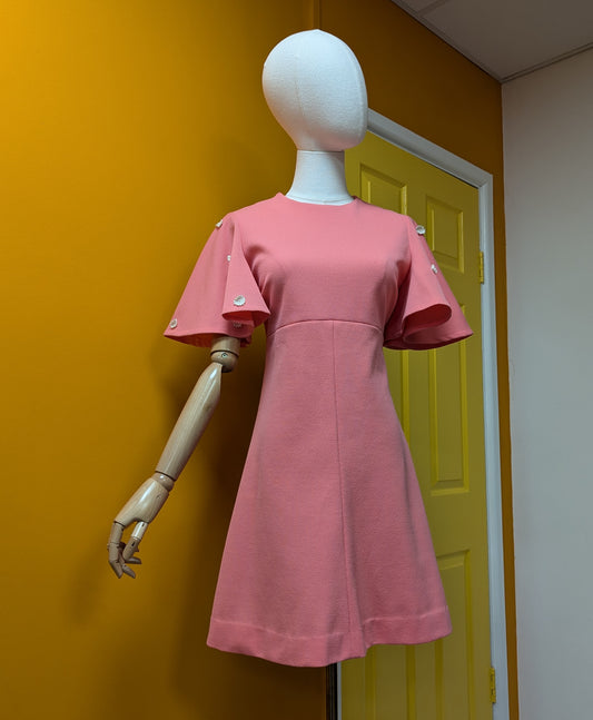 1960s Margaret Fraser mini dress - XS/S