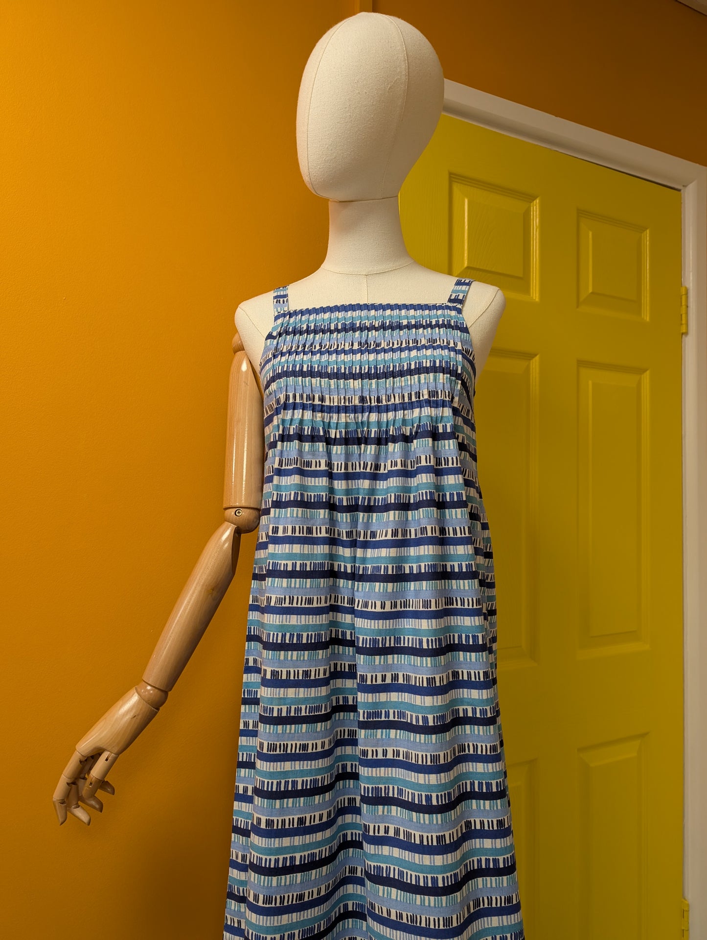 Deadstock 1970s Marimekko cotton dress and belt - XS