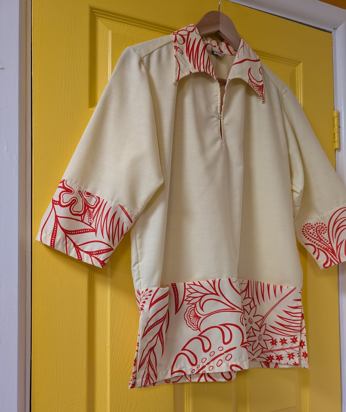 1960s Lauhala Hawaiian shirt