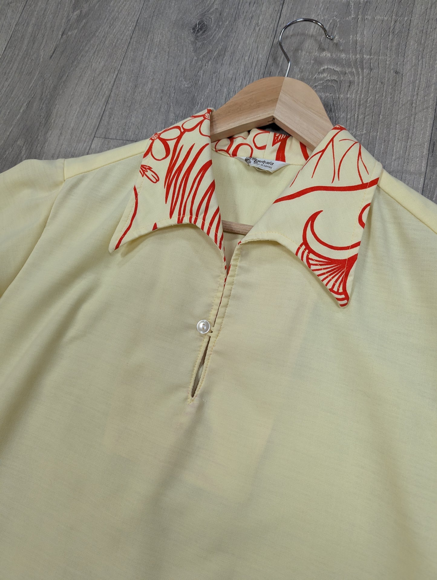 1960s Lauhala Hawaiian shirt