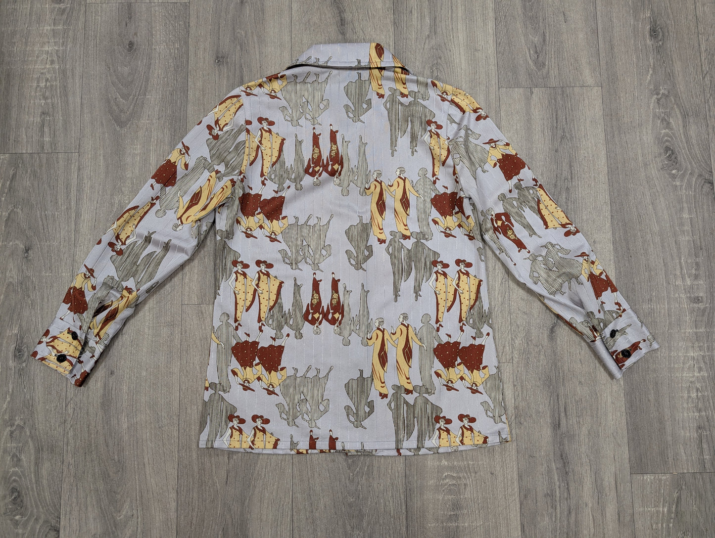 1970s May Jan novelty print shirt - XS