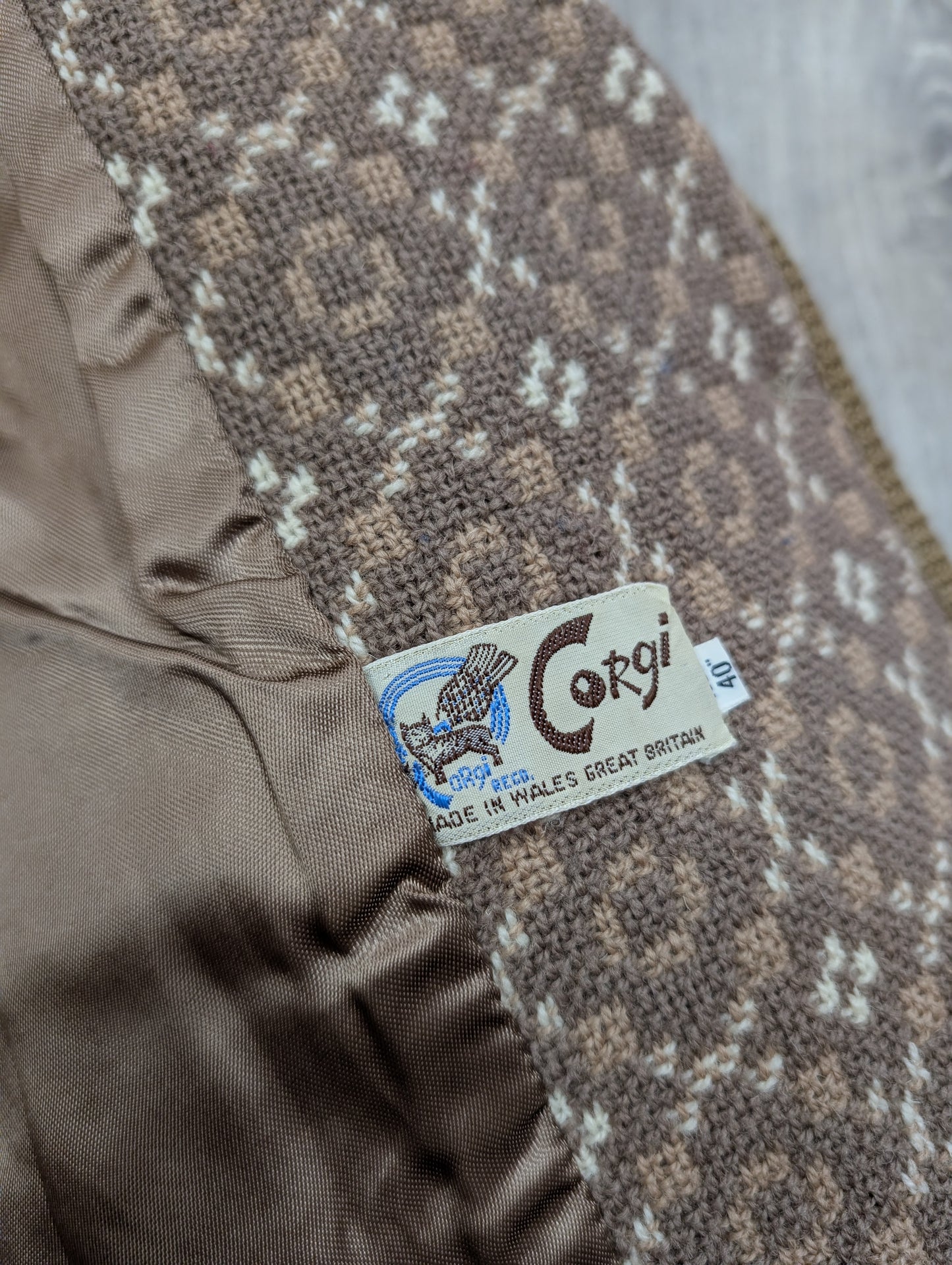 Corgi Welsh tapestry wool coat - M/L