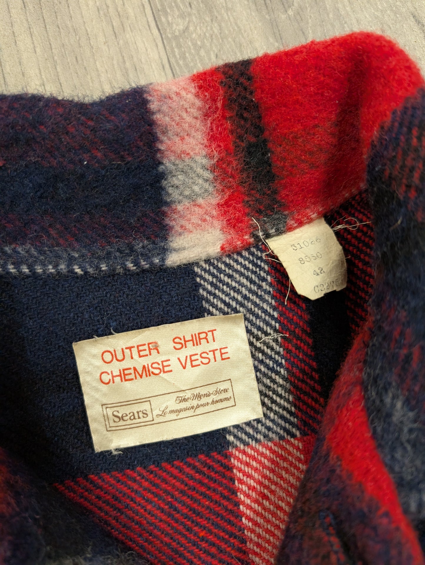 1970s Sears outer shirt - L/XL