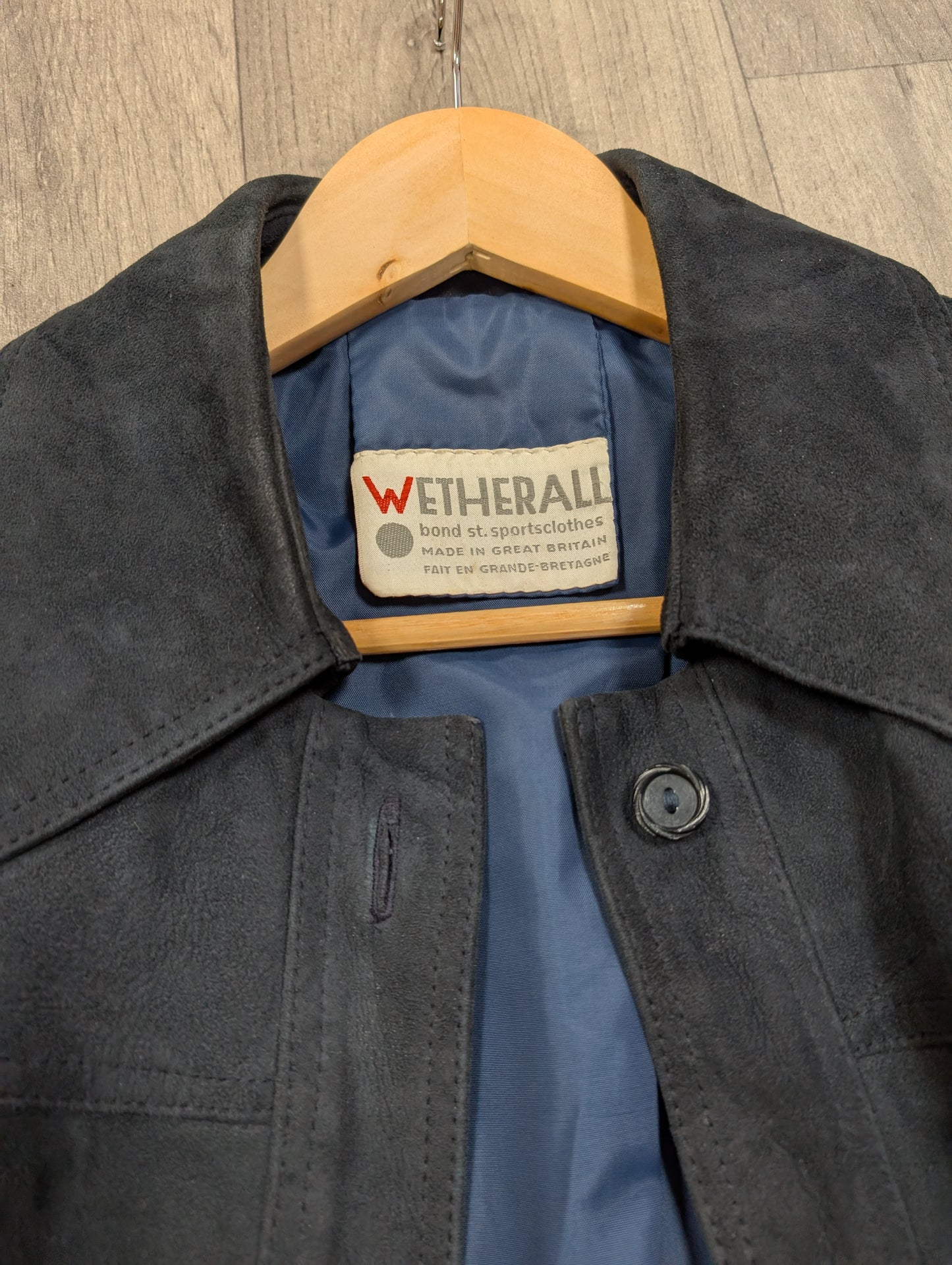 1970s Wetherall suede jacket