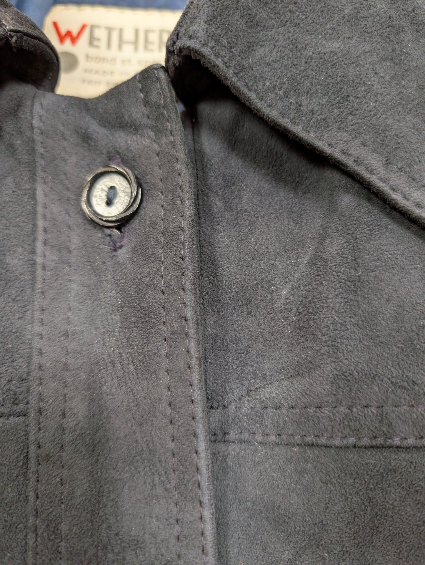 1970s Wetherall suede jacket