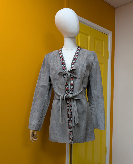 1960s suede jacket - Small