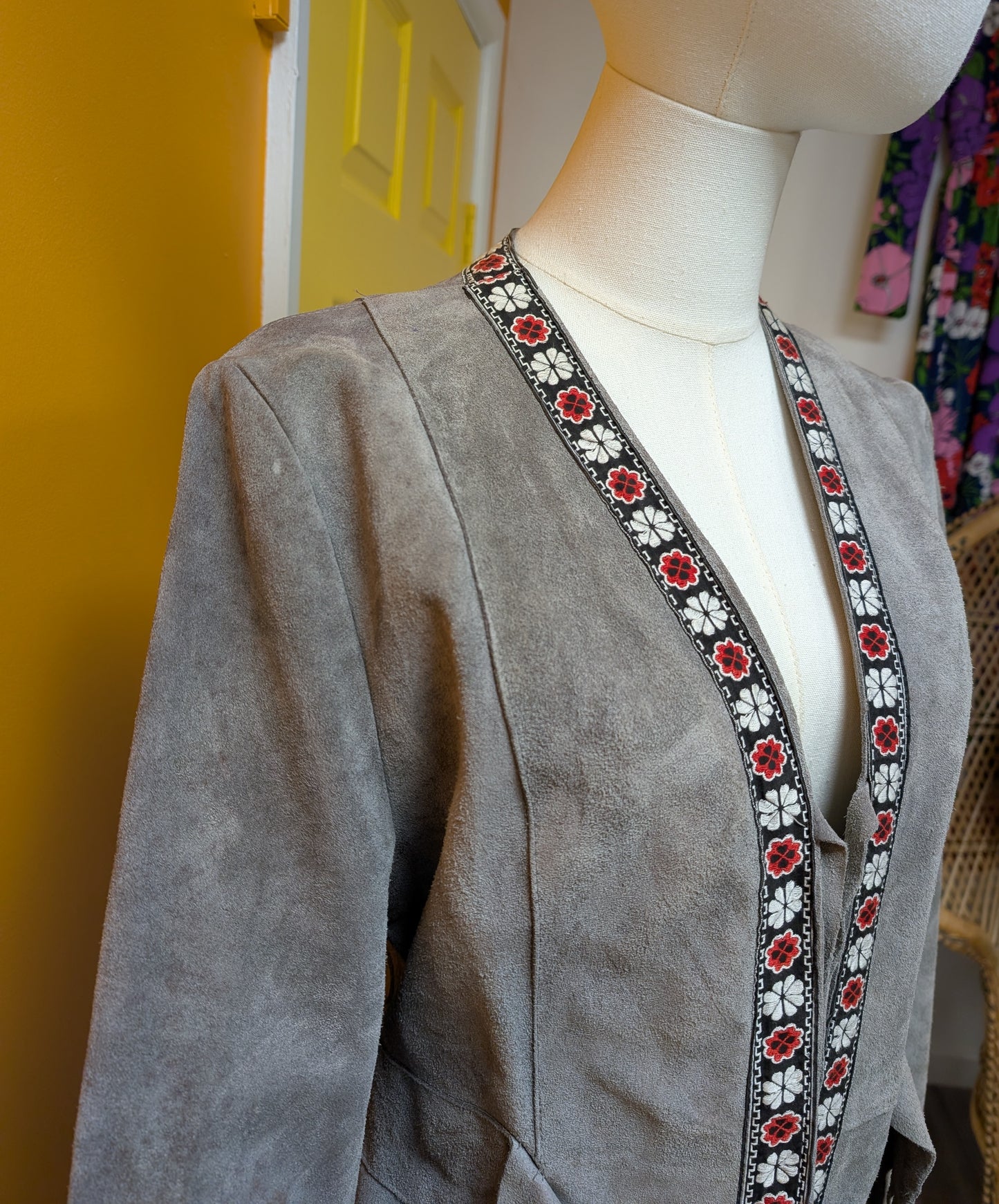 1960s suede jacket - Small