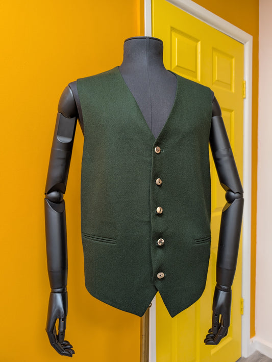 Karl Jager green waistcoat