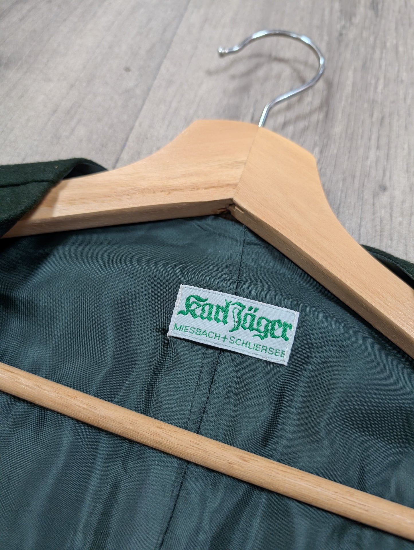 Karl Jager green waistcoat