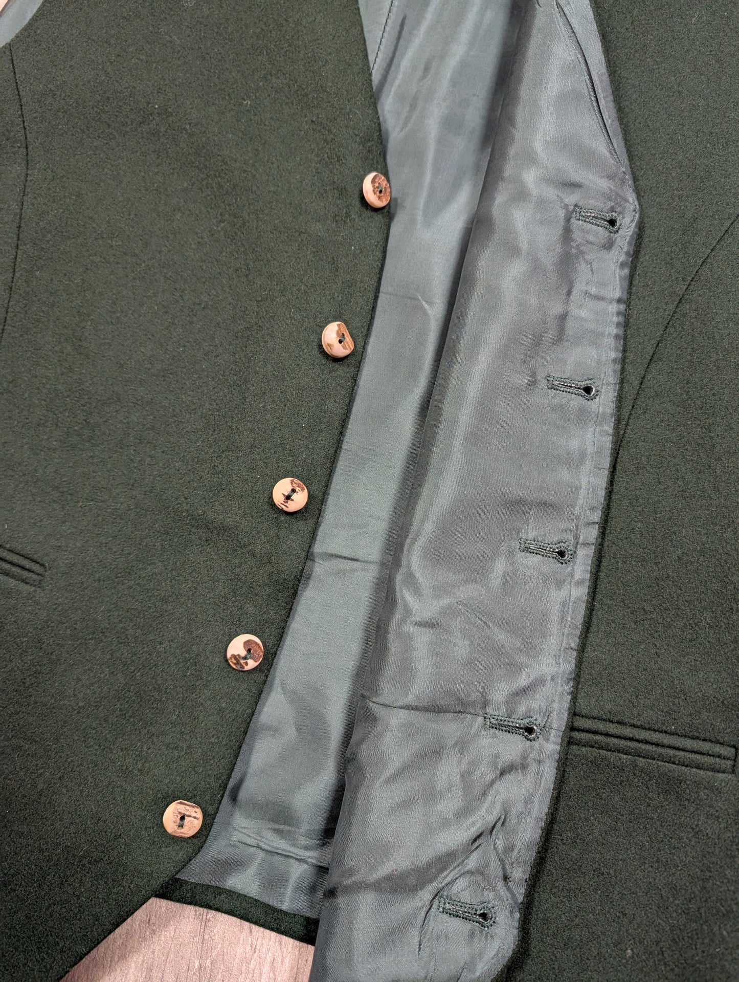 Karl Jager green waistcoat