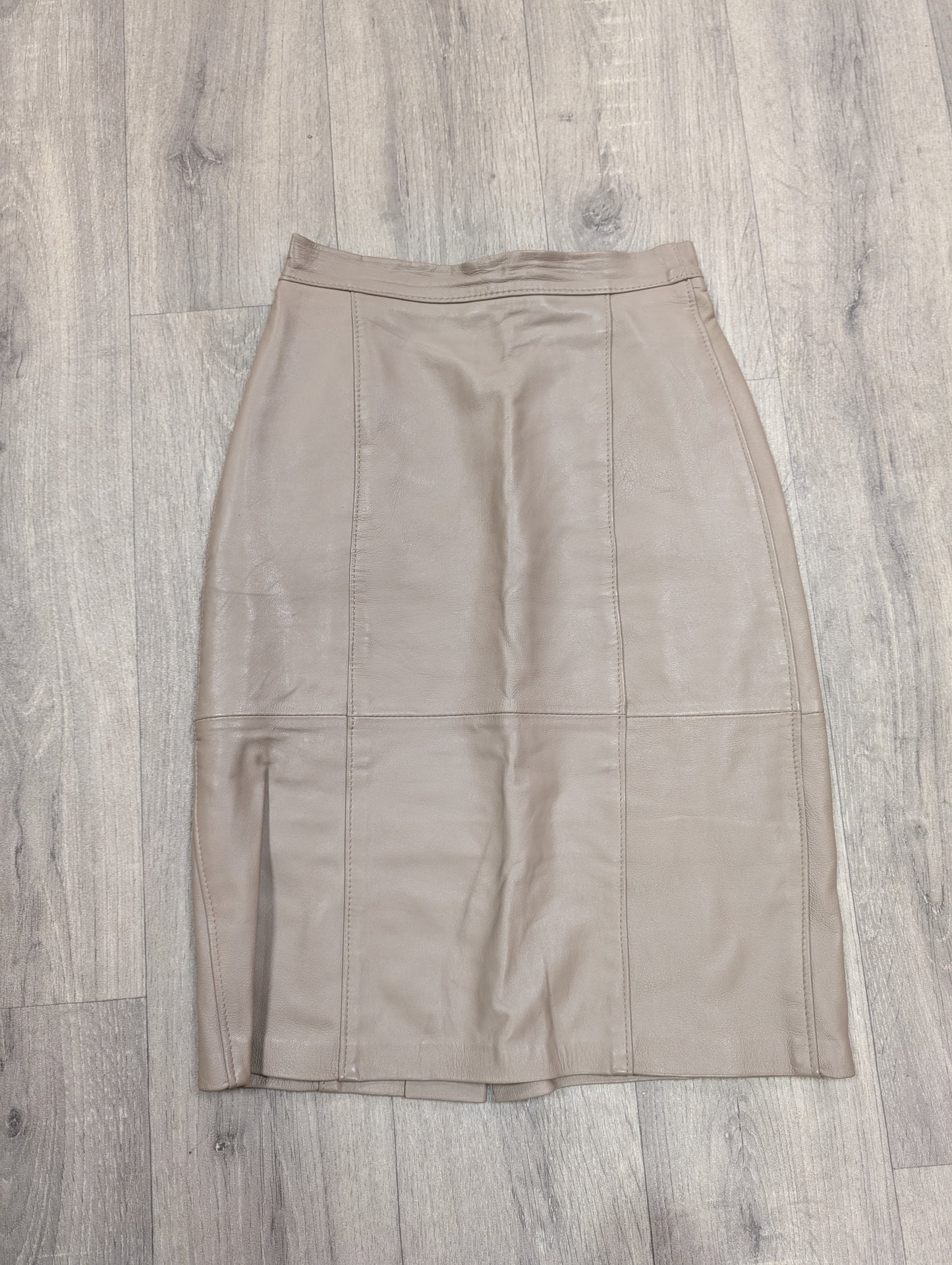 1980s leather skirt - 25" Waist