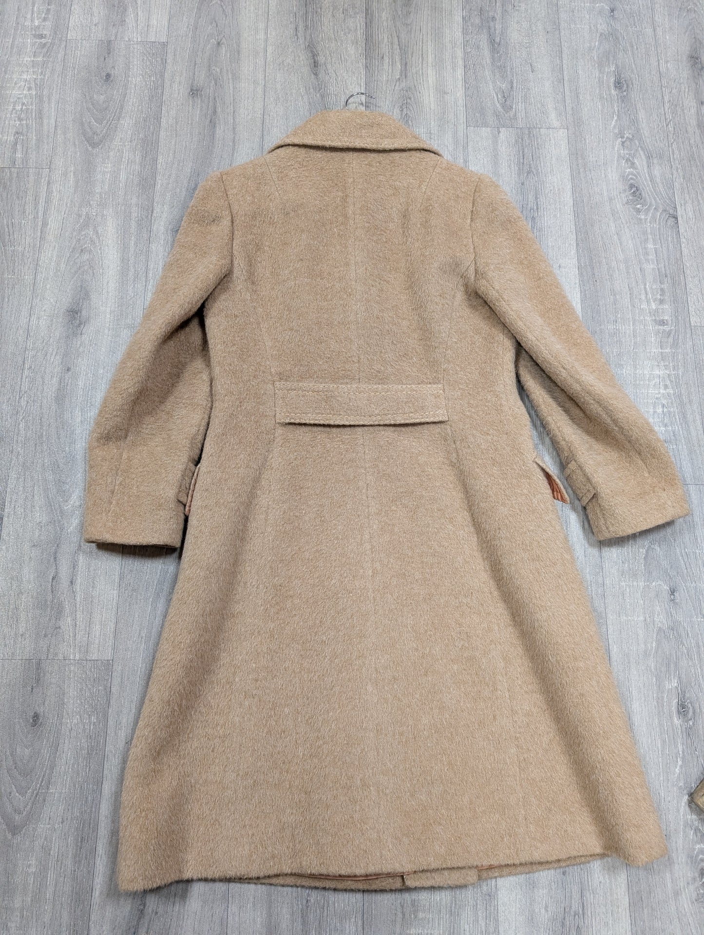 1970s Sixth Sense wool/mohair/camel coat - S