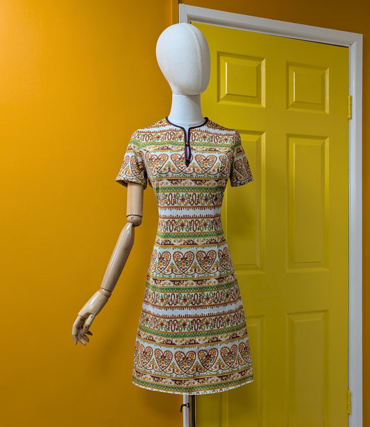 Cute 60s/70s dress - Size 8/10